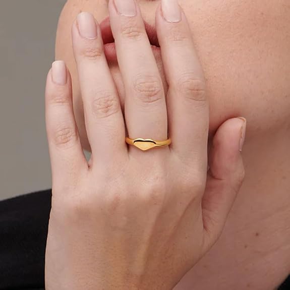 Women's 18K Gold-Plated Finger Ring | Gifts For Girlfriend | Gift For Women & Girls