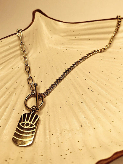 Evil Eye Gold Neckpiece