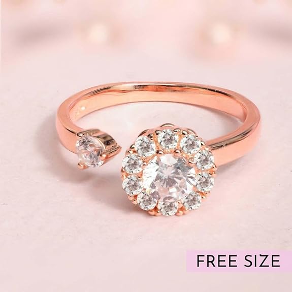 Sterling Silver Heart CZ Ring | Gift for Women & Girls | With Certificate of Authenticity