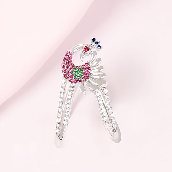 Silver Finger Ring Rhodium Plated Minimal Ring Jewelry For Women | Gifts for Women & Girls